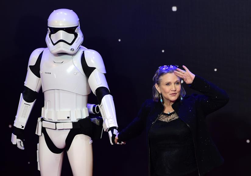 Le scene di Star Wars - The Last Jedi che sono state sceneggiate da Carrie Fisher L'attrice Carrie Fisher
