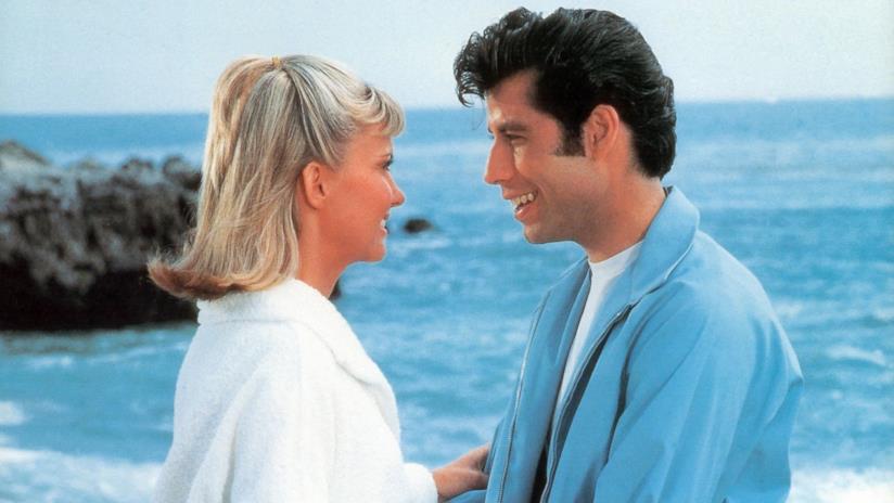 John Travolta e Olivia Newton-John in Grease Una scena di Grease