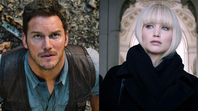 I migliori trailer in occasione del Super Bowl 2018 Chris Pratt e Jennifer Lawrence in primo piano nei rispettivi film Jurassic World e Red Sparrow