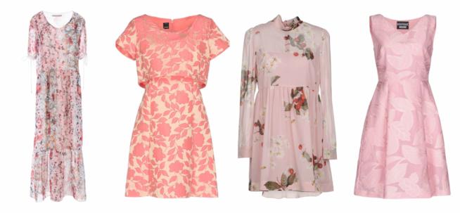 Vestiti floreali rosa Primavera Estate 2018 Abiti stampa floreale moda primavera 2018