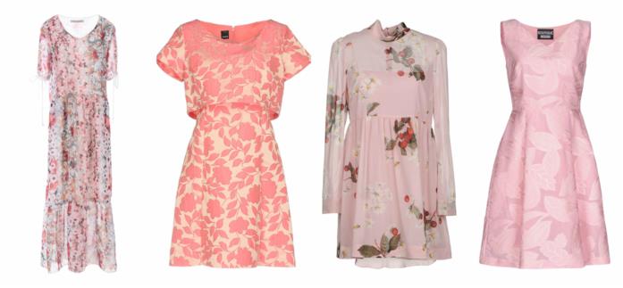 Vestiti floreali rosa Primavera Estate 2018 Abiti stampa floreale moda primavera 2018