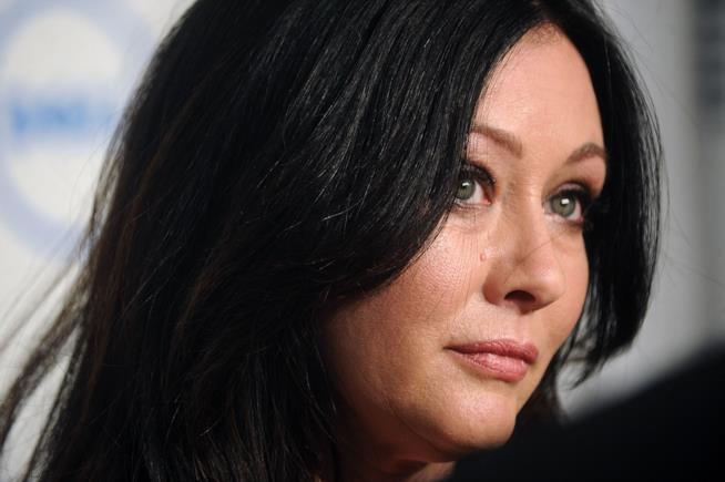 Shannen Doherty sul set dopo il cancro Primo piano di Shannen Doherty