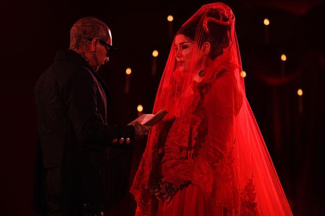 Kat Von D Kat Von D durante il matrimonio