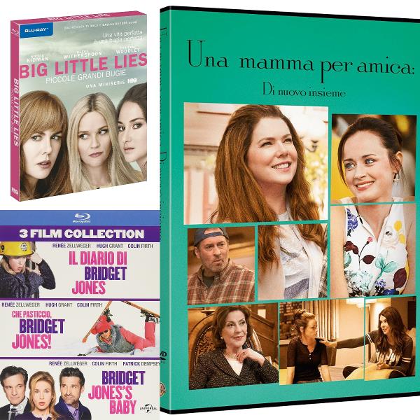 Serie TV e film da regalare e guardare per la Festa della Mamma Big Little Lies, Una Mamma per Amica e Bridget Jones