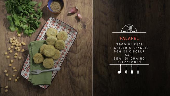 Falafel con i ceci, il prezzemolo e il cumino Falafel