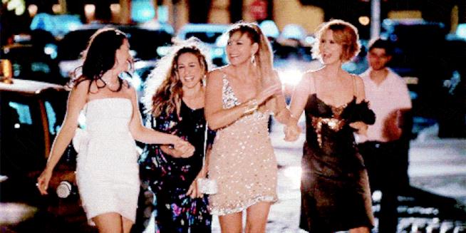 Sex and the City, serie basata sul romanzo di Candace Bushnell Charlotte York, Carrie Bradshaw, Samantha Jones e Miranda Hobbes