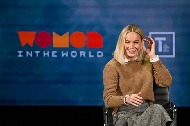 Brie Larson al convegno Women in the World Brie Larson
