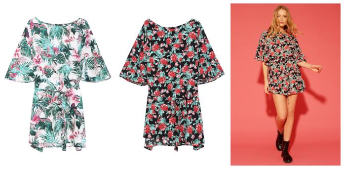 Vestiti corti a kimono must have per l'estate 2018 Con le stampe, i vestiti corti a kimono di moda estate 2018