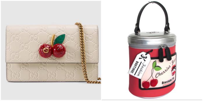 Borse con ciliegie Borse con ciliegie Gucci e Braccialini