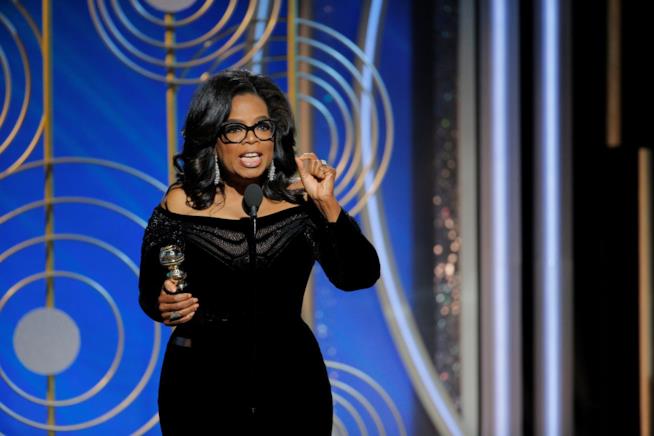 Oprah Winfrey ha conquistato i Golden Globes 2018 con il suo discorso Oprah Winfrey ai Golden Globes 2018