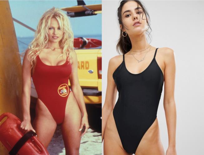 Costume intero a V Costume intero sgambato