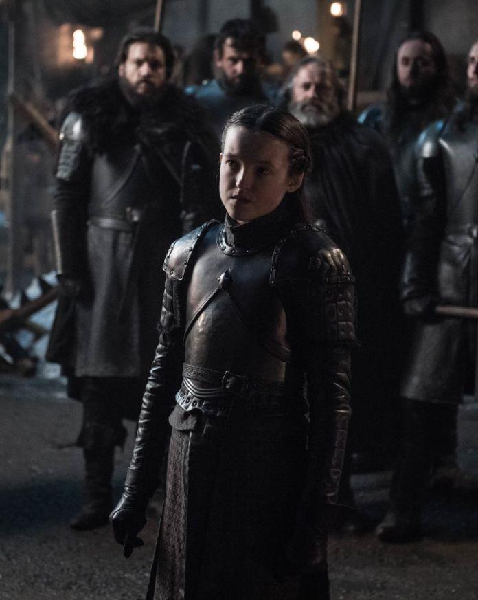 Lady Mormont pronta alla battaglia Lady Mormont