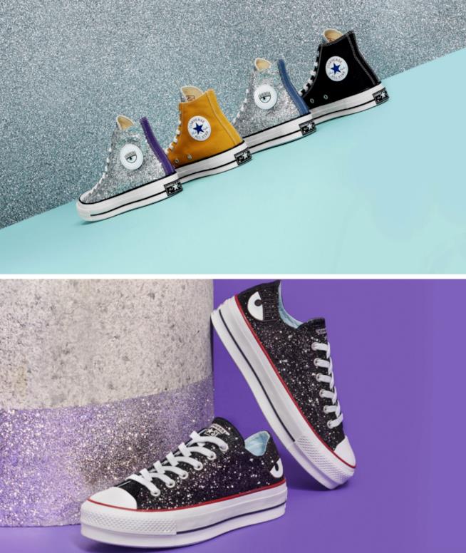 converse basse chiara ferragni