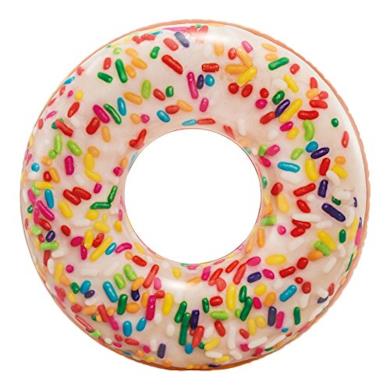 Salvagente ciambella con zuccherini colorati