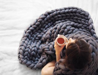 Coperta lana gigante