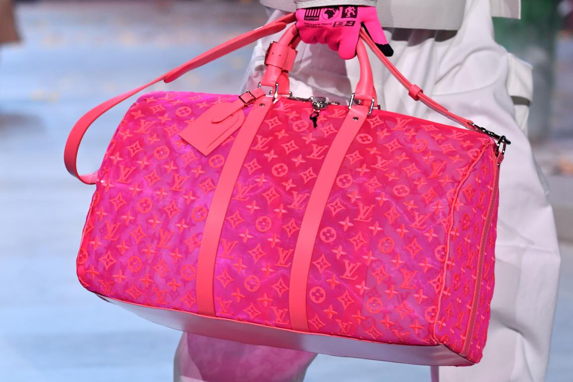 Borsa rosa fluo Louis Vuitton Parigi FW2019