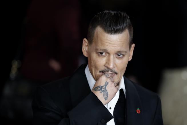 Johnny Depp all'anteprima di Assassinio sull'Orient Express L'attore JOhnny Depp