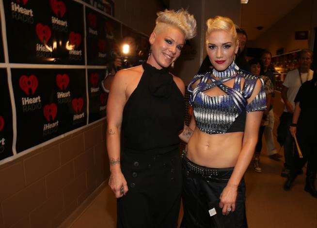 Pink e Gwen Stefani Le cantanti Pink e Gwen Stefani