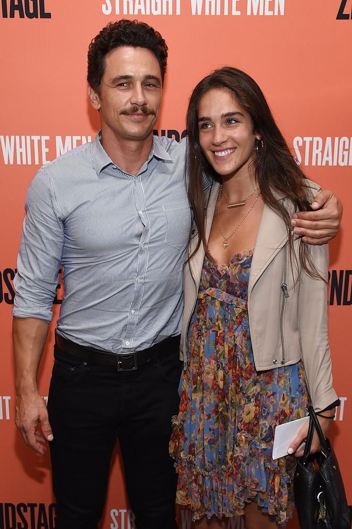James Franco con la modella Isabel Pakzad James Franco con la compagna Isabel Pakzad