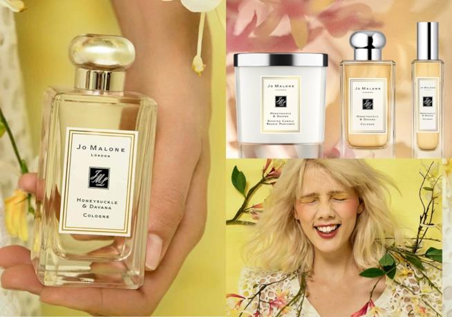 Jo Malone Honeysuckle & Davana eau de cologne 30 e 100 ml La nuova, solare eau de cologne di Jo Malone con Davana e caprifoglio