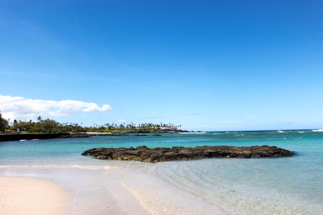 Le acque cristalline delle Hawaii Lung le spiagge hawaiiane