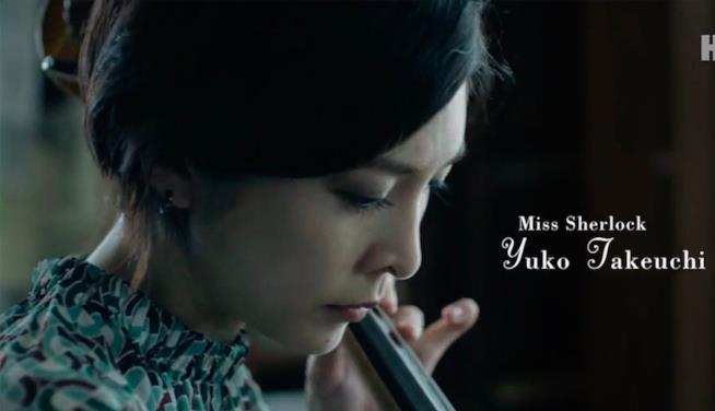 Yuko Takeguchi in Miss Sherlock Una scena del trailer di Miss Sherlock con Yuko Takeguchi