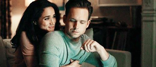 Rachel e Mike in Suits Meghan Markle e Patrick J. Adams