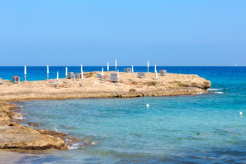 Beach Punta Della Suina Italy