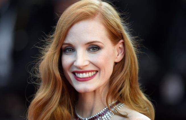 Il rosso trend hair del 2018 Jessica Chastain in primo piano