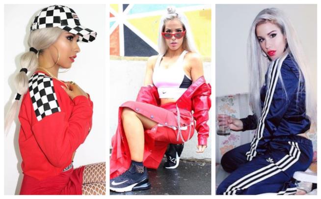 Baby K e lo stile sporty Baby J glam nel suo stile sporty con tuta