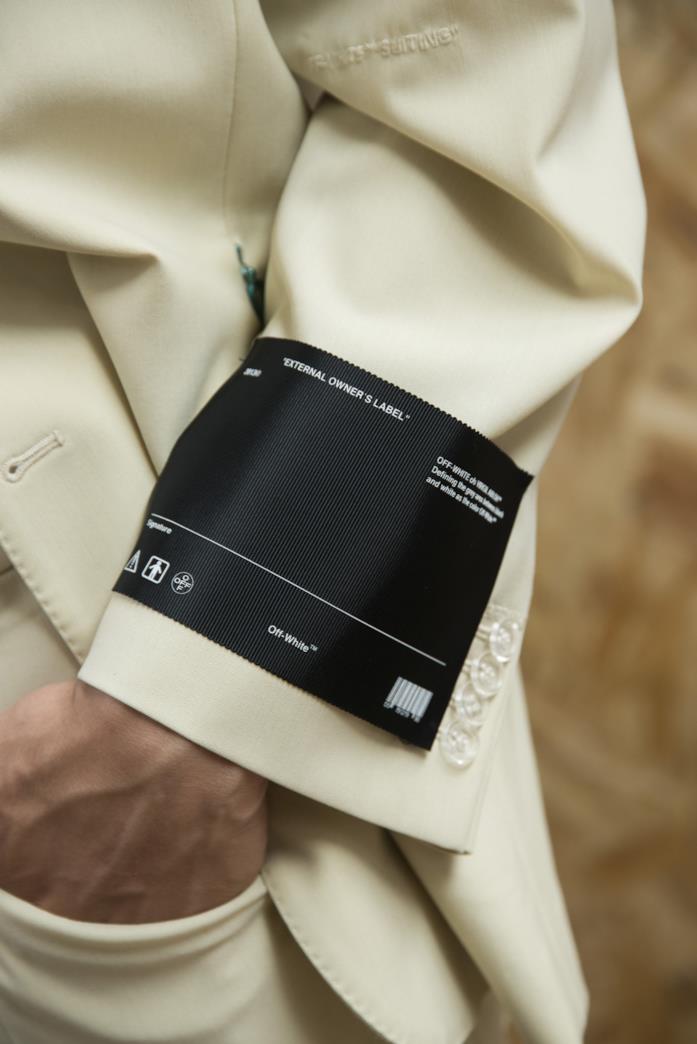 Off-White Un dettaglio della sfilata di Off-White