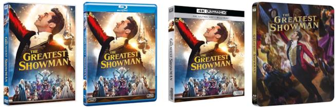 Le edizioni home video di The Greatest Showman Le versioni home video di The Greatest Showman