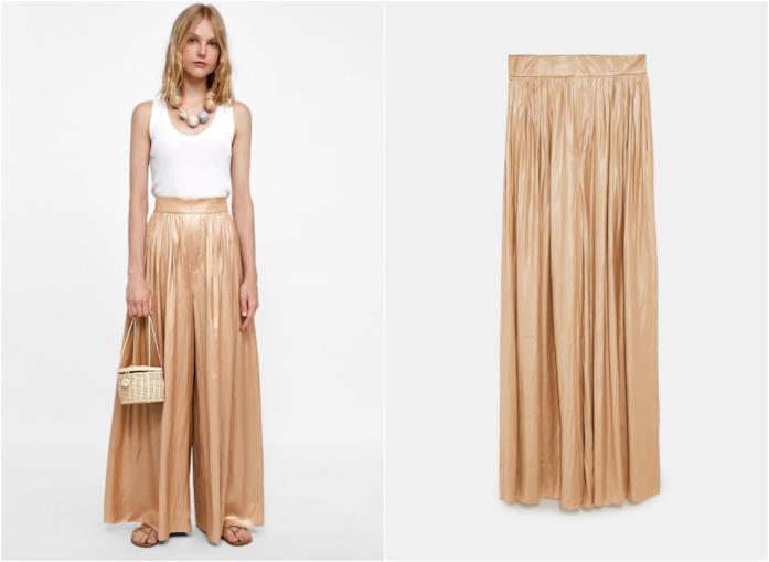 Pantaloni Zara Pantaloni Zara college con still life