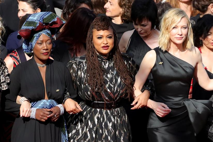 Le donne del cinema in marcia contro le discriminazioni a Cannes 2018 Cate Blanchett e le sue colleghe a Cannes