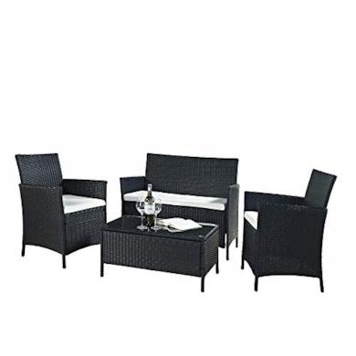 Salottino da esterno in Rattan
