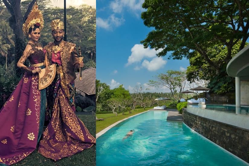 John Legend e Chrissy Teigen in vacanza a Bali Le vacanze a Bali di John Legend e Chrissy Teigen
