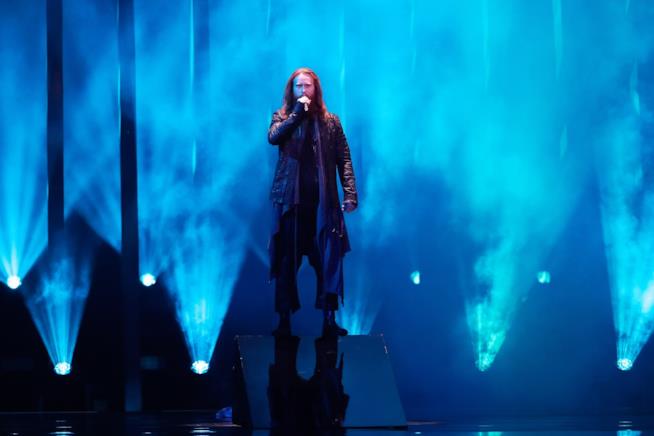 Rasmussen all'Eurovision Song Contest 2018 L'esibizione di Rasmussen all'Eurovision Song Contest 2018
