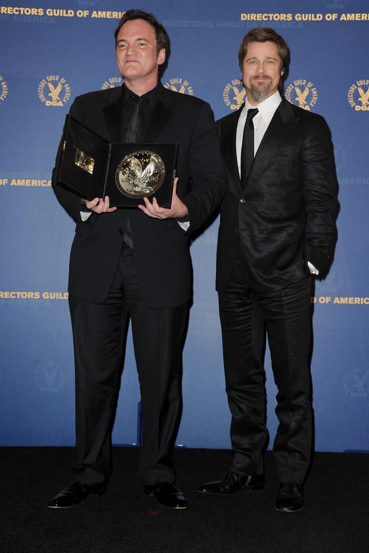Brad Pitt e Quentin Tarantino Brad Pitt e Quentin Tarantino al premio Directors Guild of America