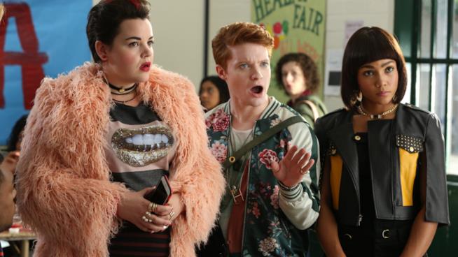 Una scena della serie Heathers La serie TV Heathers