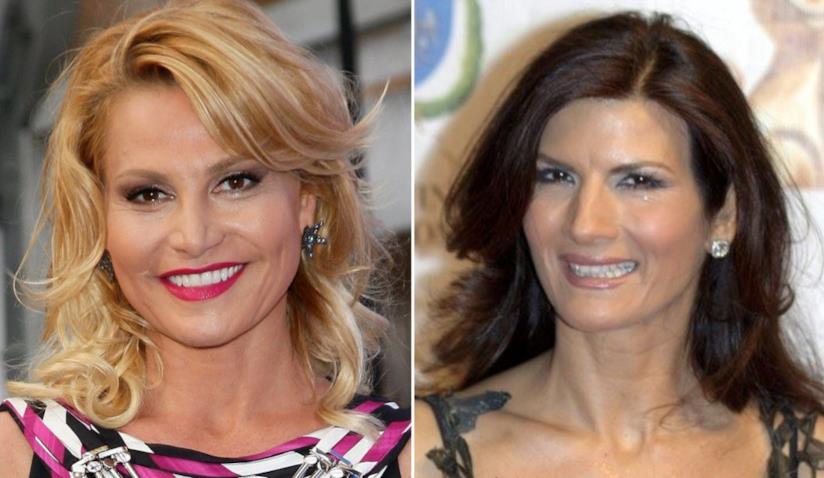 Simona Ventura parla delle nozze di Pamela Prati Collage tra Simona Ventura e Pamela Prati