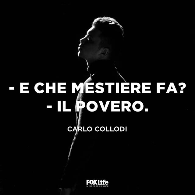 Frase povero Uomo di profilo in ombra