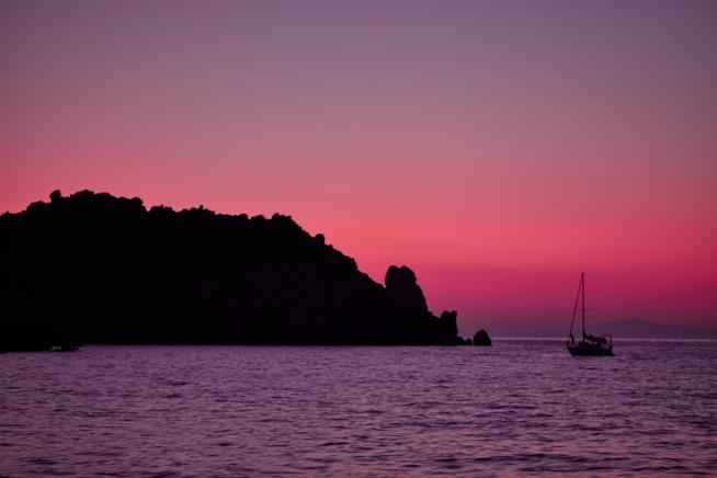 Tramonto sull'Isola del Giglio L'Isola del Giglio al tramonto