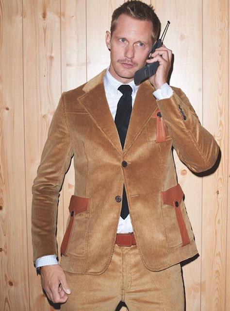 Alexander Skarsgård negli scatti di Terry Richardson per GQ Alexander Skarsgård ritratto da Terry Richardson