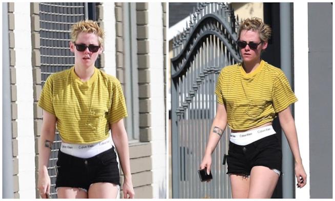 Caduta di stile per Kristen Stewart Kristen Stewart in giro per Los Angeles