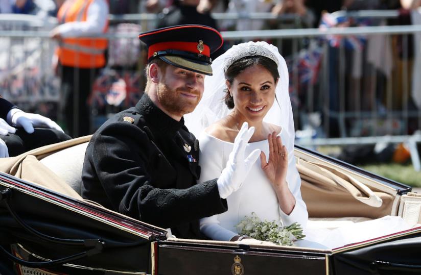 Meghan Markle e Harry, abiti matrimonio Meghan Markle e Harry in carrozza