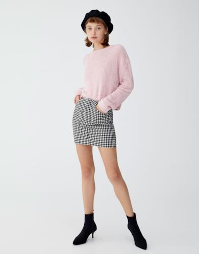 Pullover pelliccia sintetica