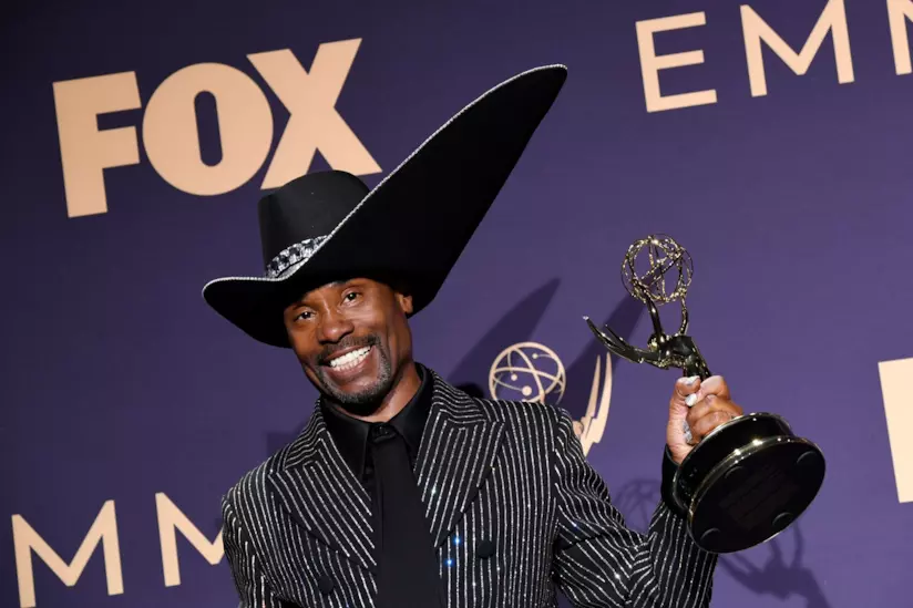 Billy Porter di Pose Billy Porter agli Emmy