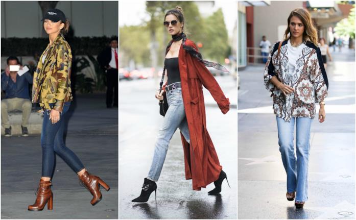 Zendaya, Alessandra Ambrosio e Jessica Alba in jeans Le celebrità in jeans must have primavera-estate 2018