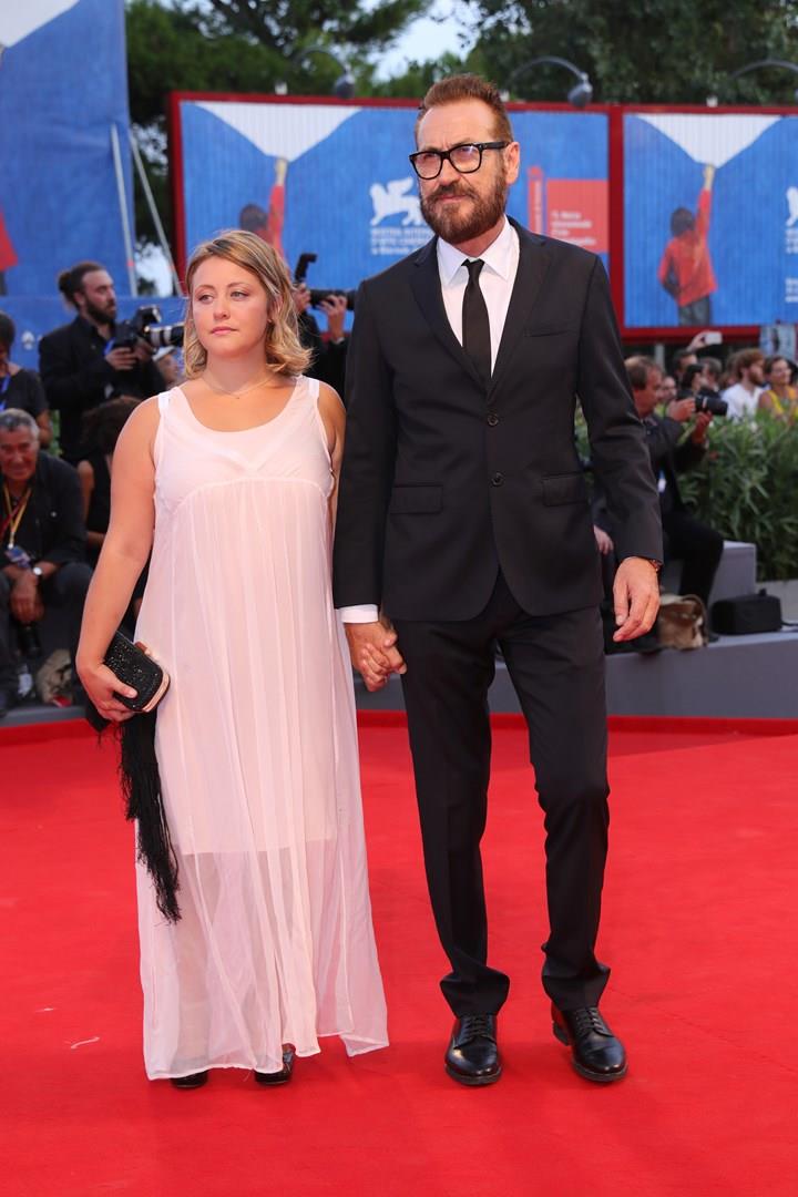 Marco Giallini e Loredana Marco Giallini e la moglie Loredana sul red carpet