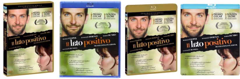 Il lato positivo edizioni home video Silver Linings Playbook, le edizioni homevideo